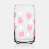 リンゴとデイジー ガラス缶 (裏面)