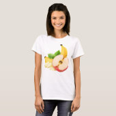 リンゴとバナナ Tシャツ (正面フル)