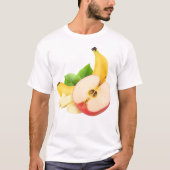 リンゴとバナナ Tシャツ (正面)
