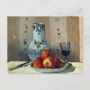 リンゴとピッチャーの静物詩 – Pissarro ポストカード