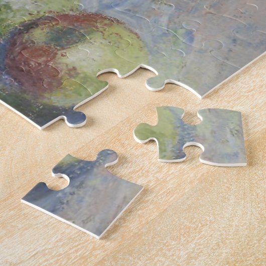 リンゴとブドウのヴィンテージアートバイモネ ジグソーパズル (側面)