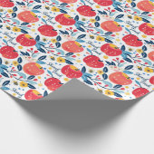 リンゴとミツバチとシャナトヴァ ラッピングペーパー (角)