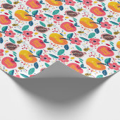 リンゴとミツバチとシャナトヴァ ラッピングペーパー (角)