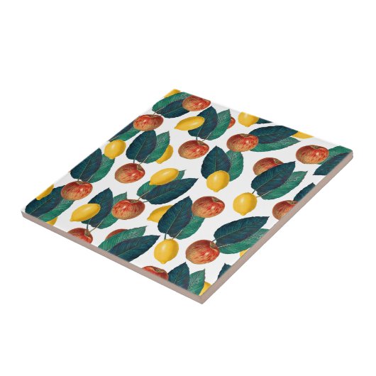 リンゴとレモン タイル (側面)