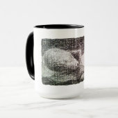 リンゴと梨の伝統的静物画 マグカップ (正面左)