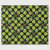 リンゴと梨の贈答用ラップ ラッピングペーパー (フラット)