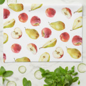 リンゴと梨 キッチンタオル (折り畳み)