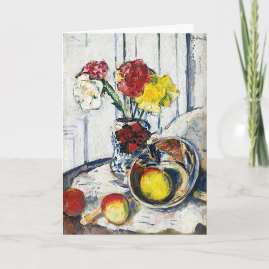 リンゴと花 | ジョージ・レスリー・ハンター カード (正面)