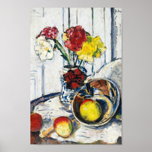 リンゴと花 | ジョージ・レスリー・ハンター ポスター (正面)