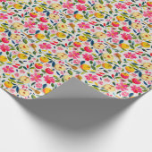 リンゴと蜂蜜のスポイトとシャナトヴァ ラッピングペーパー (角)