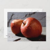リンゴのはがき ポストカード (正面/裏面)
