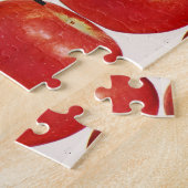 リンゴのアルファベットチャート ジグソーパズル (側面)