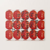 リンゴのアルファベットチャート ジグソーパズル (横)