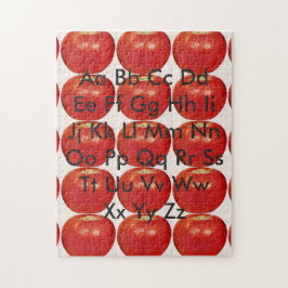 リンゴのアルファベットチャート ジグソーパズル