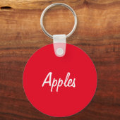 リンゴのキーチェーン キーホルダー (正面)