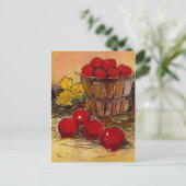 リンゴのバケツ ポストカード (スタンド正面)