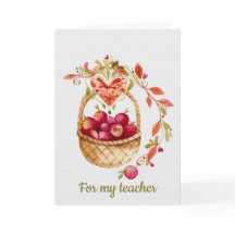 リンゴのバスケット先生ありがとう