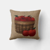リンゴのバスケット クッション (裏面)