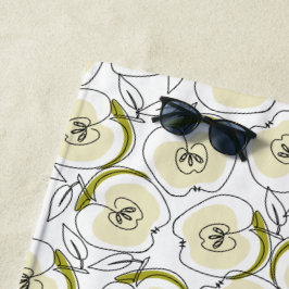 リンゴのビーチタオル。 ビーチタオル