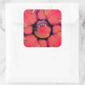 リンゴのボビングをするハロウィーンのヴァンパイア女王 スクエアシール (バッグ)