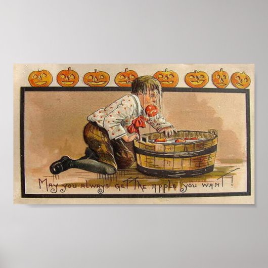 リンゴのボビング ポスター (正面)