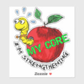 リンゴの侵入者 シール (シート)