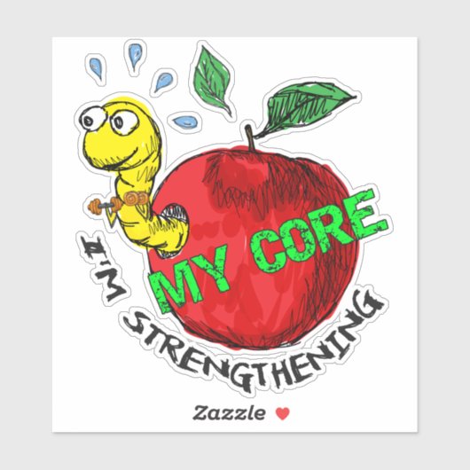 リンゴの侵入者 シール (シート)