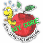 リンゴの侵入者 シール (正面)