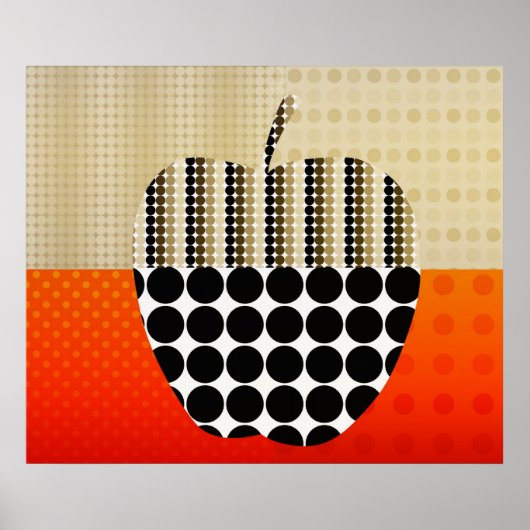 リンゴの印象 ポスター (正面)