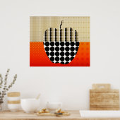 リンゴの印象 ポスター (キッチン)