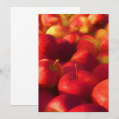 リンゴの収穫 サンキューカード (正面/裏面)