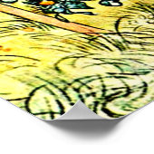 リンゴの収穫 ポスター (角)