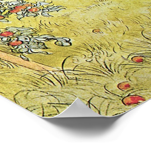 リンゴの収穫 ポスター (角)