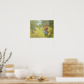 リンゴの収穫 ポスター (キッチン)