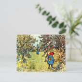 リンゴの収穫 ポストカード (スタンド正面)