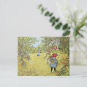 リンゴの収穫 ポストカード (スタンド正面)