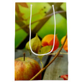 リンゴの収穫 ミディアムペーパーバッグ (裏面)