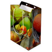 リンゴの収穫 ミディアムペーパーバッグ (裏面アングル)