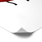 リンゴの可愛いアリ ポスター (角)