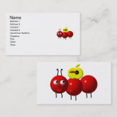 リンゴの可愛いアリ 名刺 (正面/裏面)