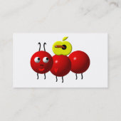 リンゴの可愛いアリ 名刺 (裏面)