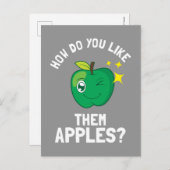 リンゴの好み ポストカード (正面/裏面)