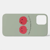 リンゴの後は君がいつも僕のリンゴだ Case-Mate iPhoneケース (裏面 (横))