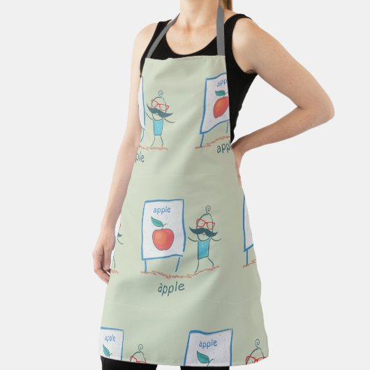 リンゴの提供 エプロン (インサイチュ)