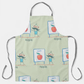 リンゴの提供 エプロン (正面)