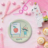 リンゴの提供 ペーパープレート (パーティー)