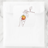 リンゴの摘み スクエアシール (バッグ)