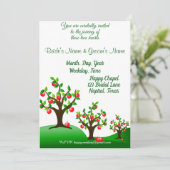 リンゴの木のある風景 招待状 (スタンド正面)