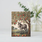 リンゴの木の下のヴィンテージ ポストカード (スタンド正面)