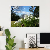 リンゴの木の下の雪 ポスター (ホームオフィス)